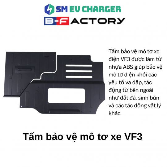 Tấm bảo vệ mô tơ xe VF3 của B-Factory