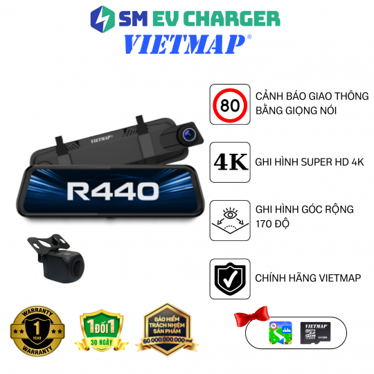 VIETMAP R440 ỐP GƯƠNG 