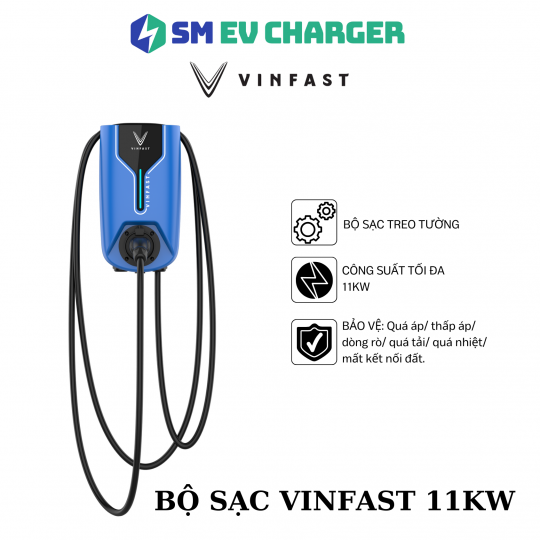 Bộ Sạc Treo Tường  Vinfast  AC 11 kW